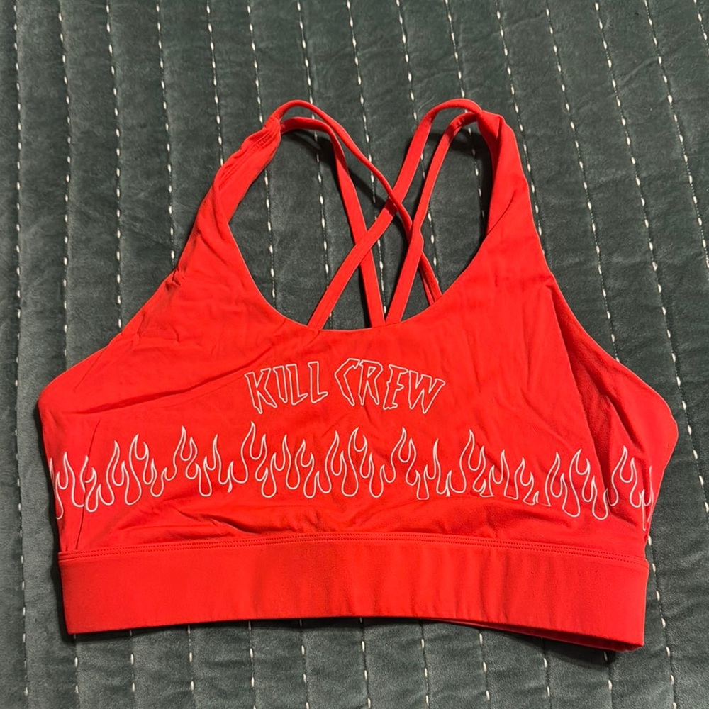 Kill Crew Red Seamless Sports Bra